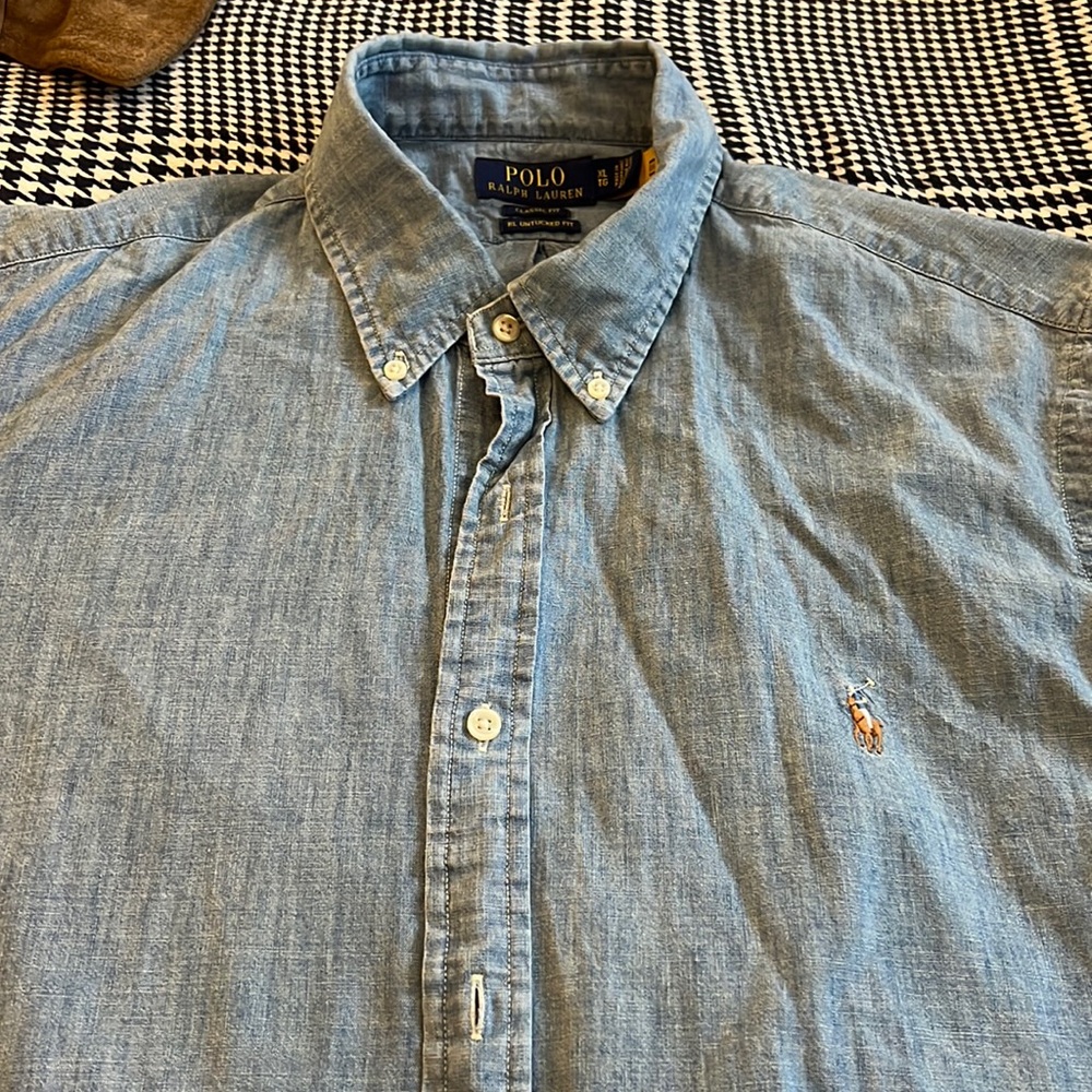 Ralph Lauren Classic untucked fit Chambray Shirt